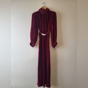 True Velvet Scrunch Neck Dress From The 79's